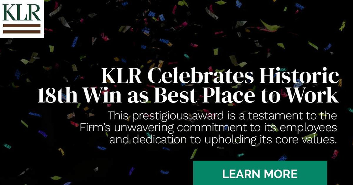 Klr Building Sign KLR | KLR Celebrates Historic 18th Win as Best Place to Work,…